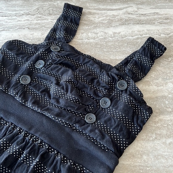 Black striped summer dress - Picture 2 of 6